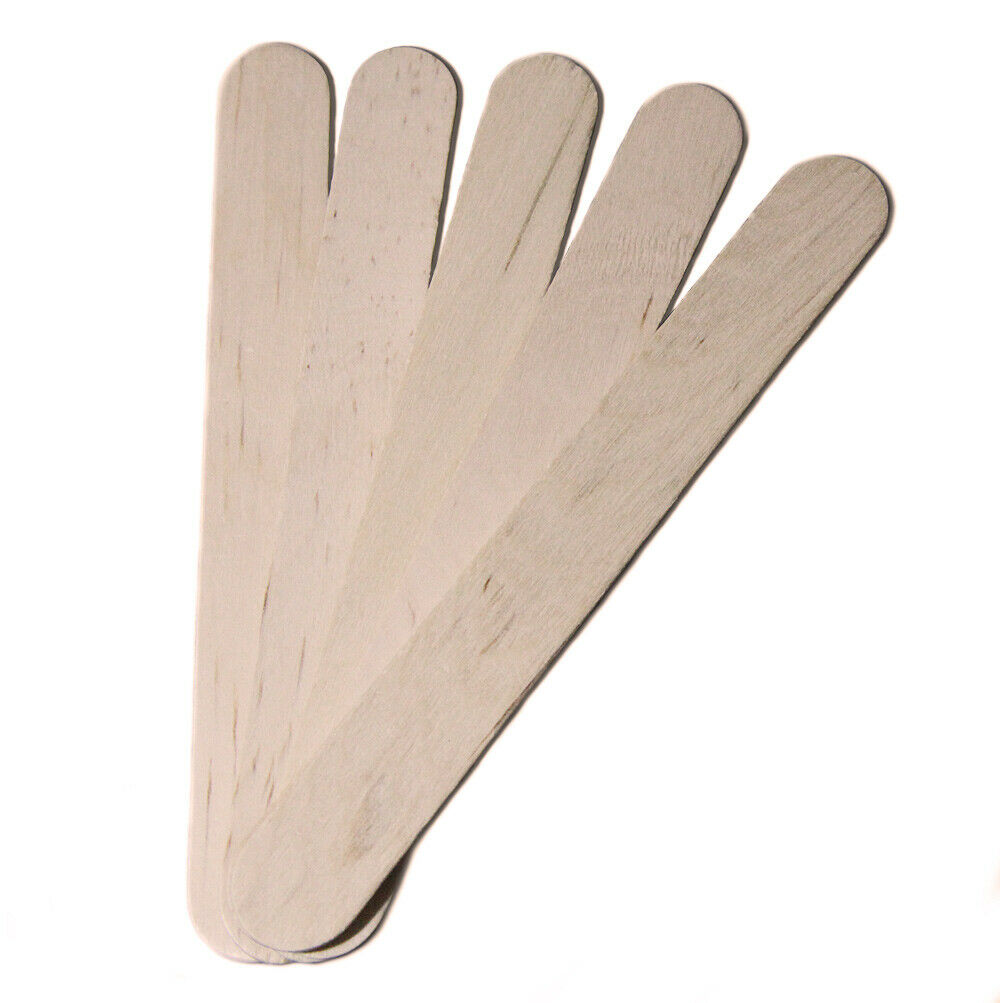 30 STECCHETTE in legno 149 x 17 mm spatolette popsicle stick arts  abbassalingua - RomaLab