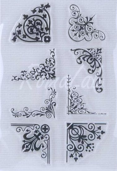 23 TIMBRI ACRILICI TRASPARENTI STAMP A TEMA DOLCETTI SET SCRAPBOOKING 18X14  CM - RomaLab